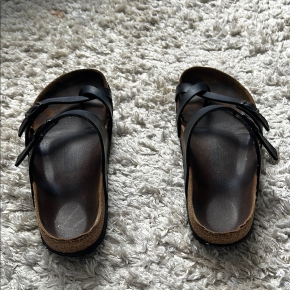 Birkenstock Mayari Black Double Strap Sandals EU 41 - Picture 4 of 7